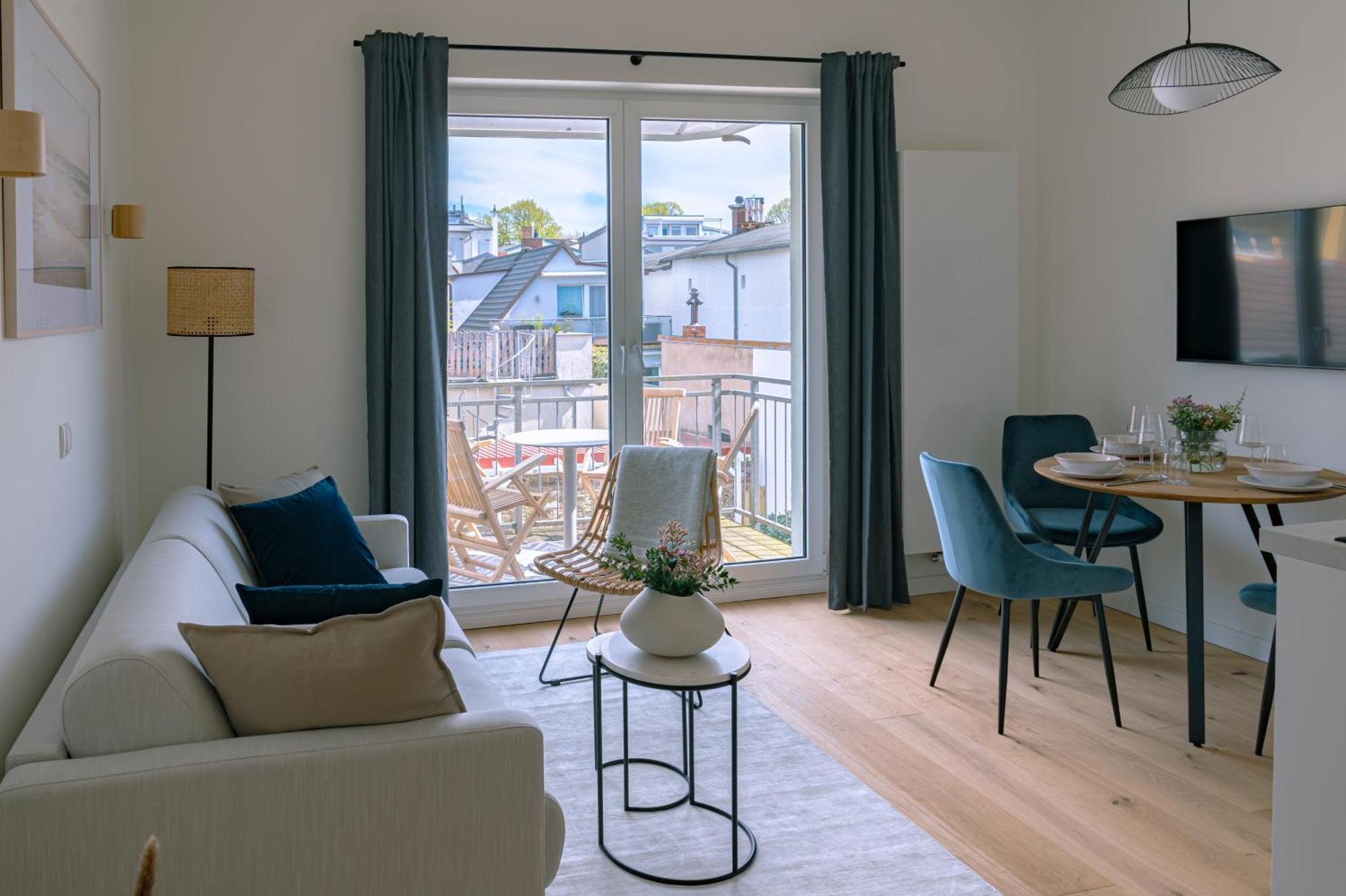Kapitaenshaus Friedrich Franz - Premium Apartments 200 Meter Vom Strand Und Alten Strom Rostock Eksteriør bilde