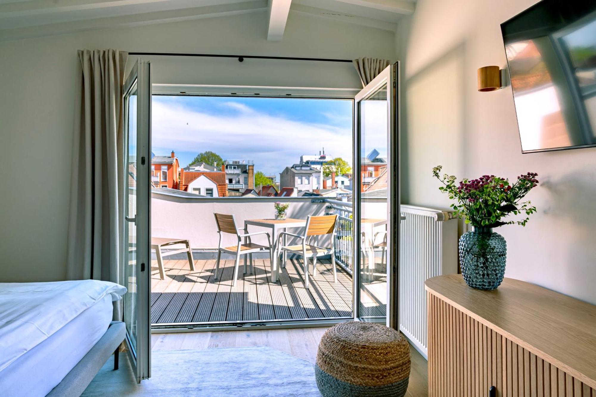 Kapitaenshaus Friedrich Franz - Premium Apartments 200 Meter Vom Strand Und Alten Strom Rostock Eksteriør bilde