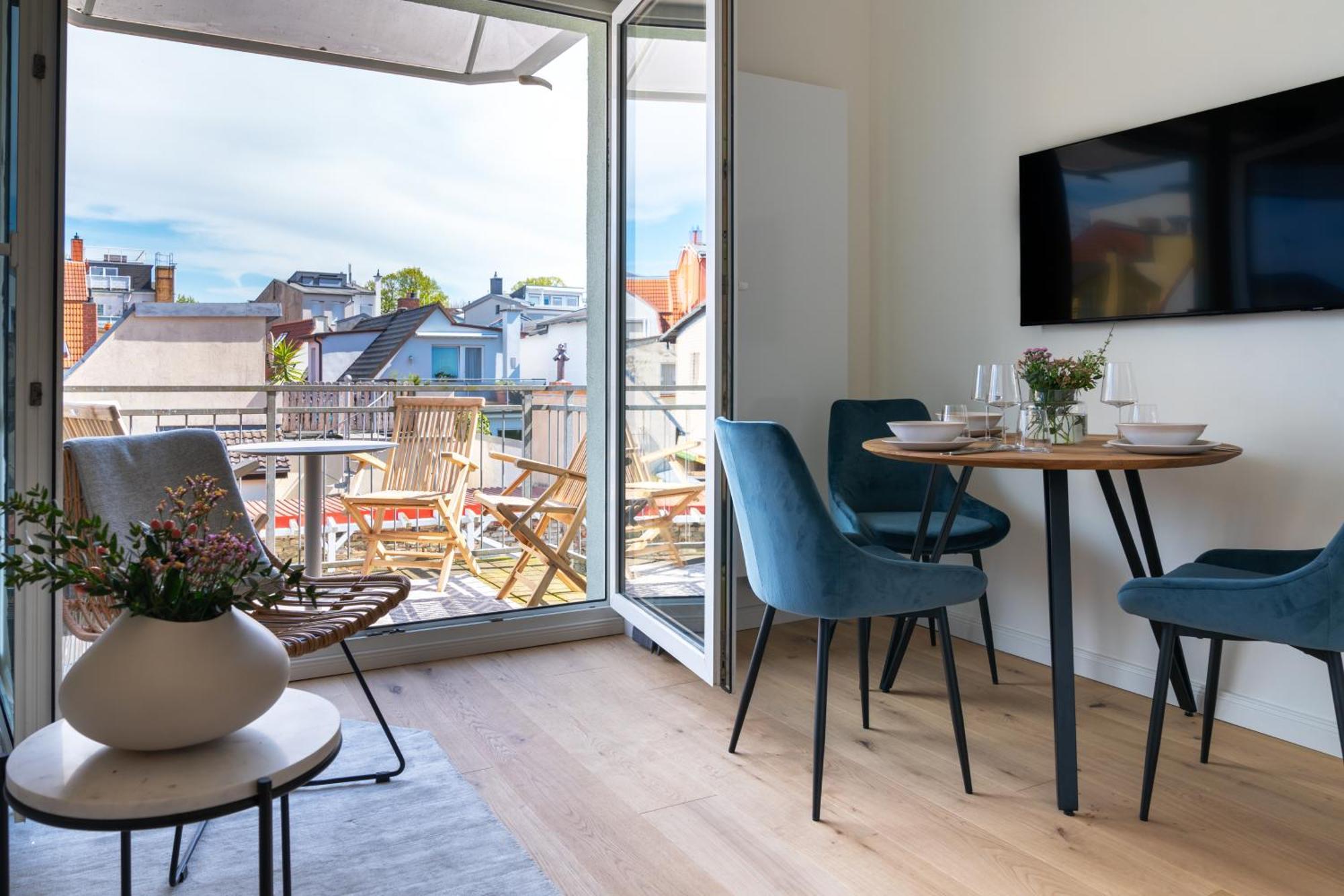 Kapitaenshaus Friedrich Franz - Premium Apartments 200 Meter Vom Strand Und Alten Strom Rostock Rom bilde