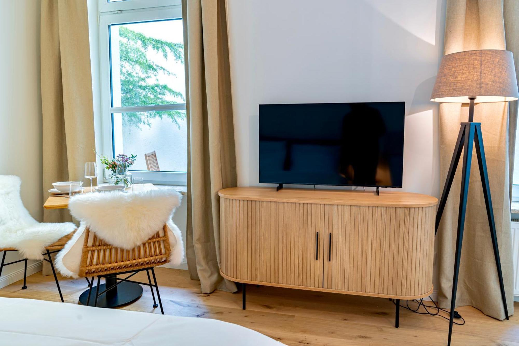 Kapitaenshaus Friedrich Franz - Premium Apartments 200 Meter Vom Strand Und Alten Strom Rostock Eksteriør bilde